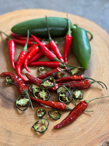 Dehydrated Red Chili & Jalapeno Combo